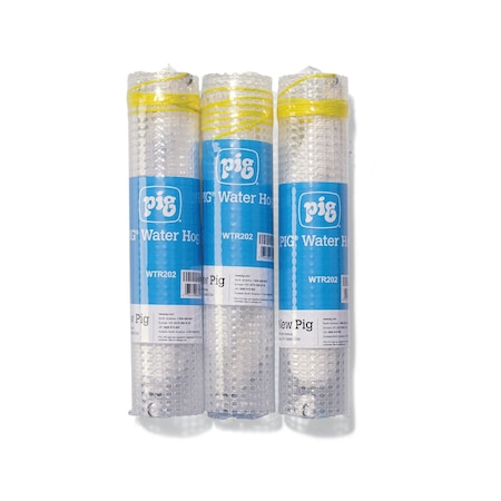 Pig Water Hog, ext. dia. 2.5in x 11in L, Each absorbs up to 13.6 oz., 3PK WTR205